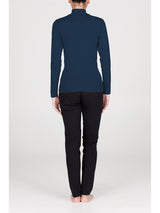Maglia Lupetto In Cotone Modal Elasticizzato