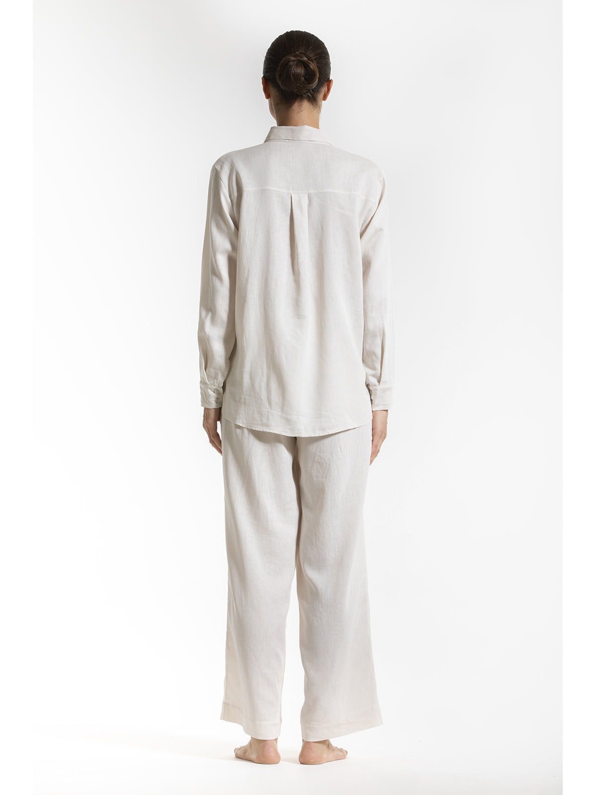 Raffinata camicia donna in lino e bamboo