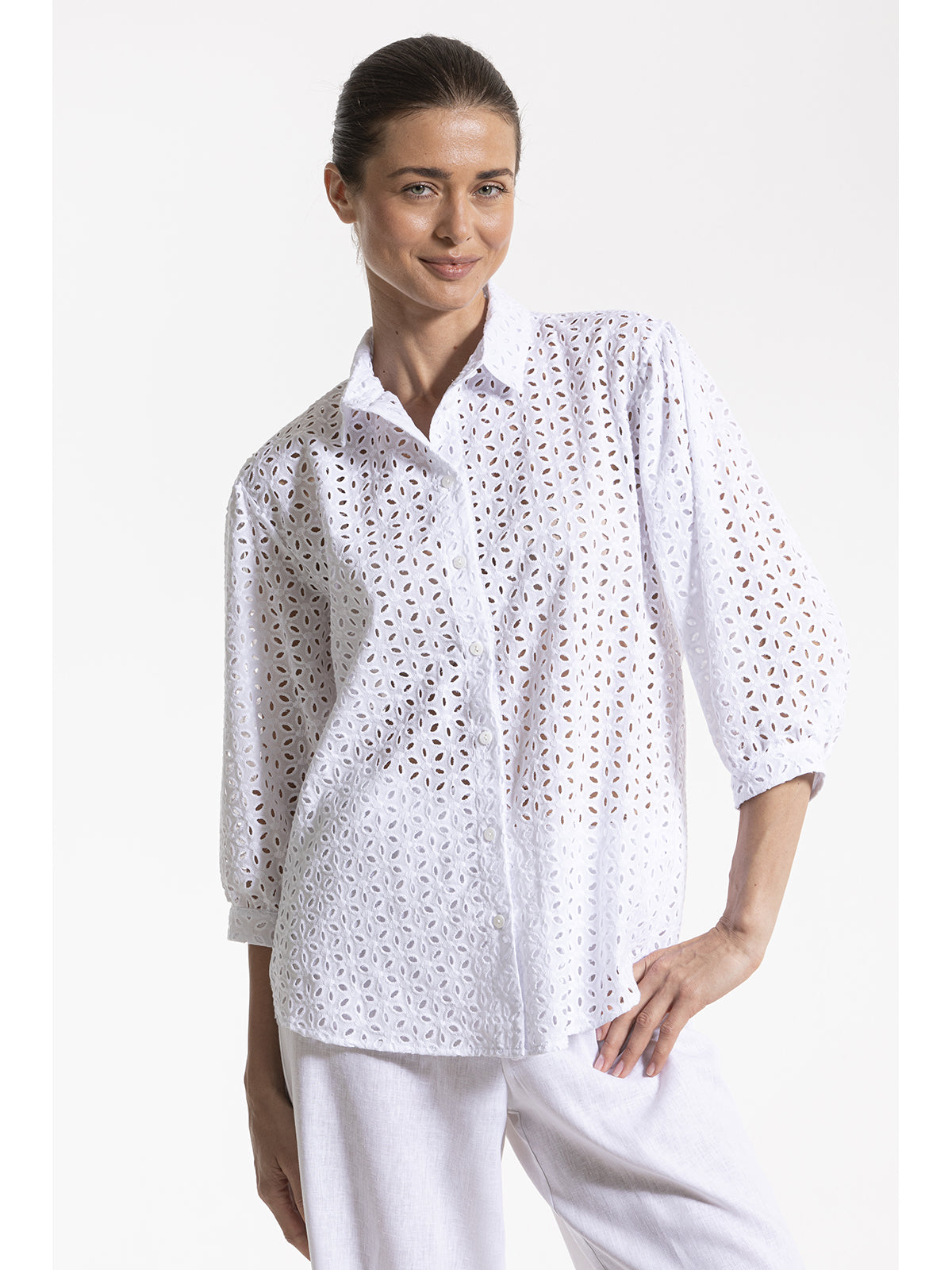 Fresca camicia donna in puro cotone