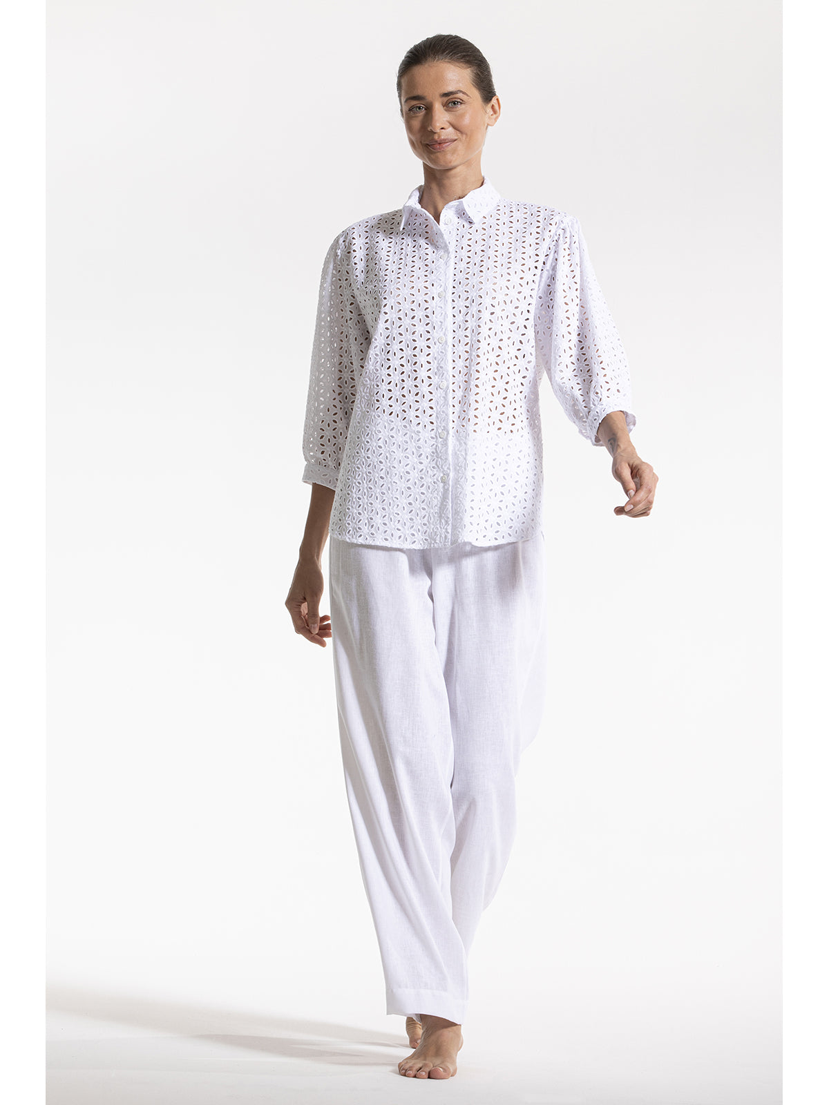 Fresca camicia donna in puro cotone