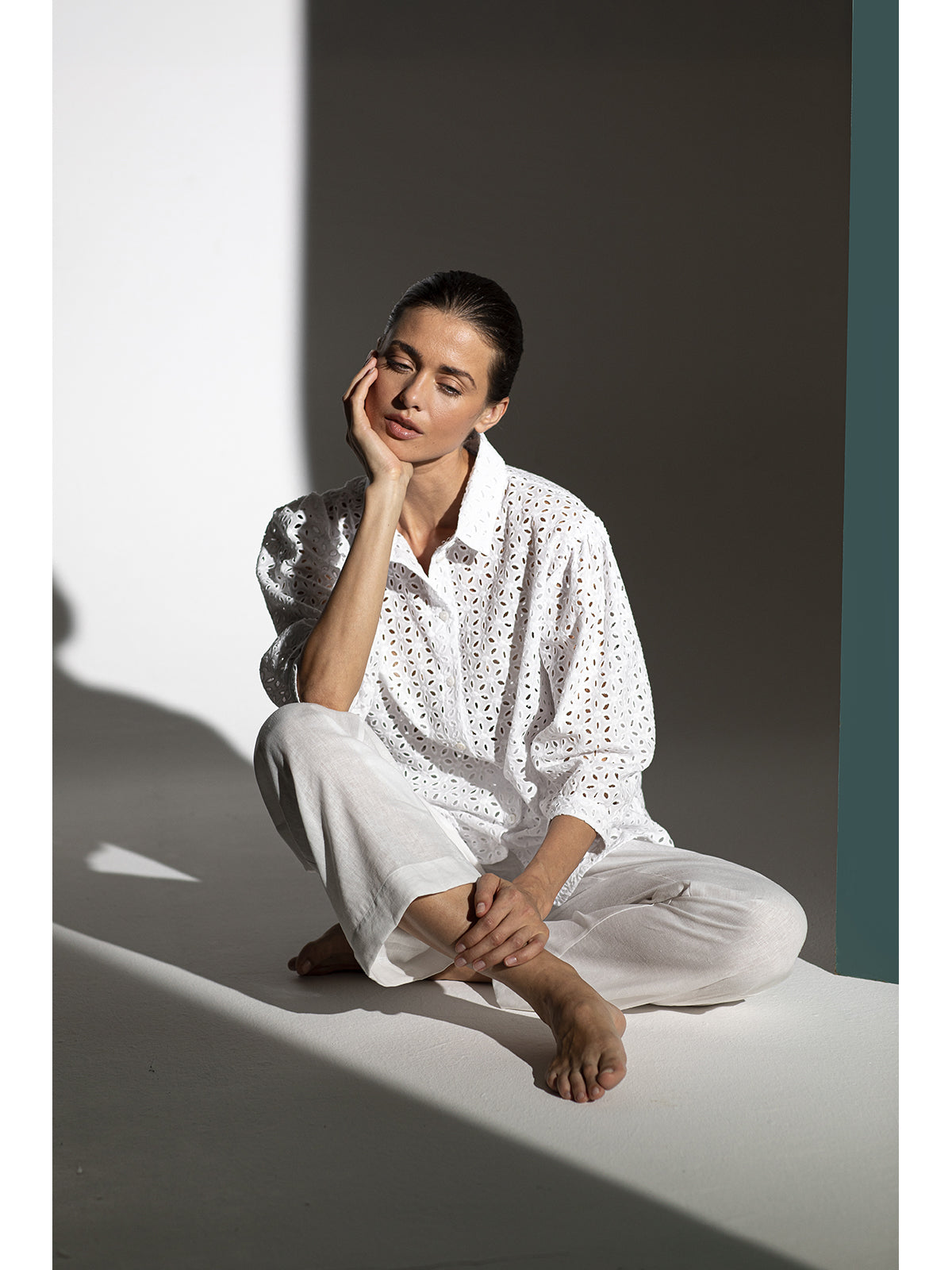 Fresca camicia donna in puro cotone