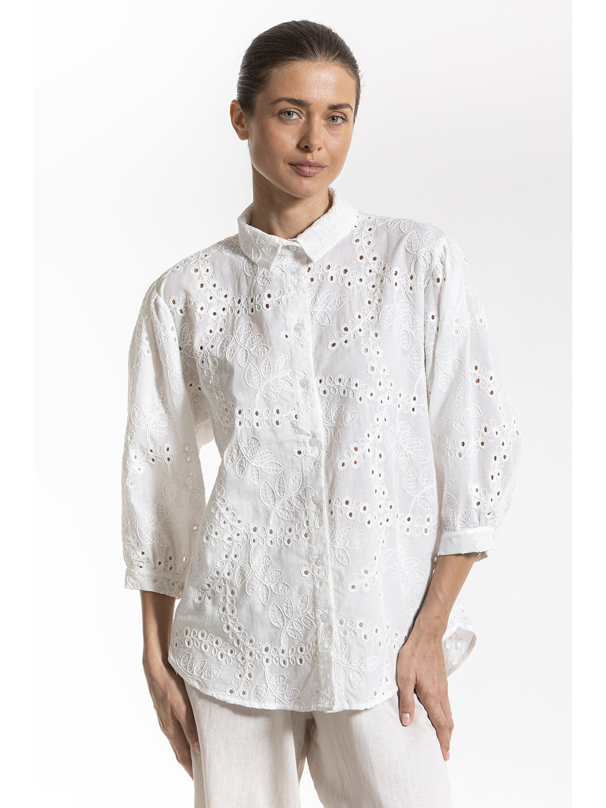 Fresca camicia donna in puro cotone