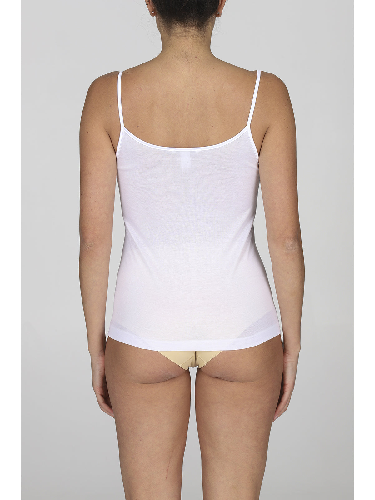 Top con pizzo elastico in filoscozia®