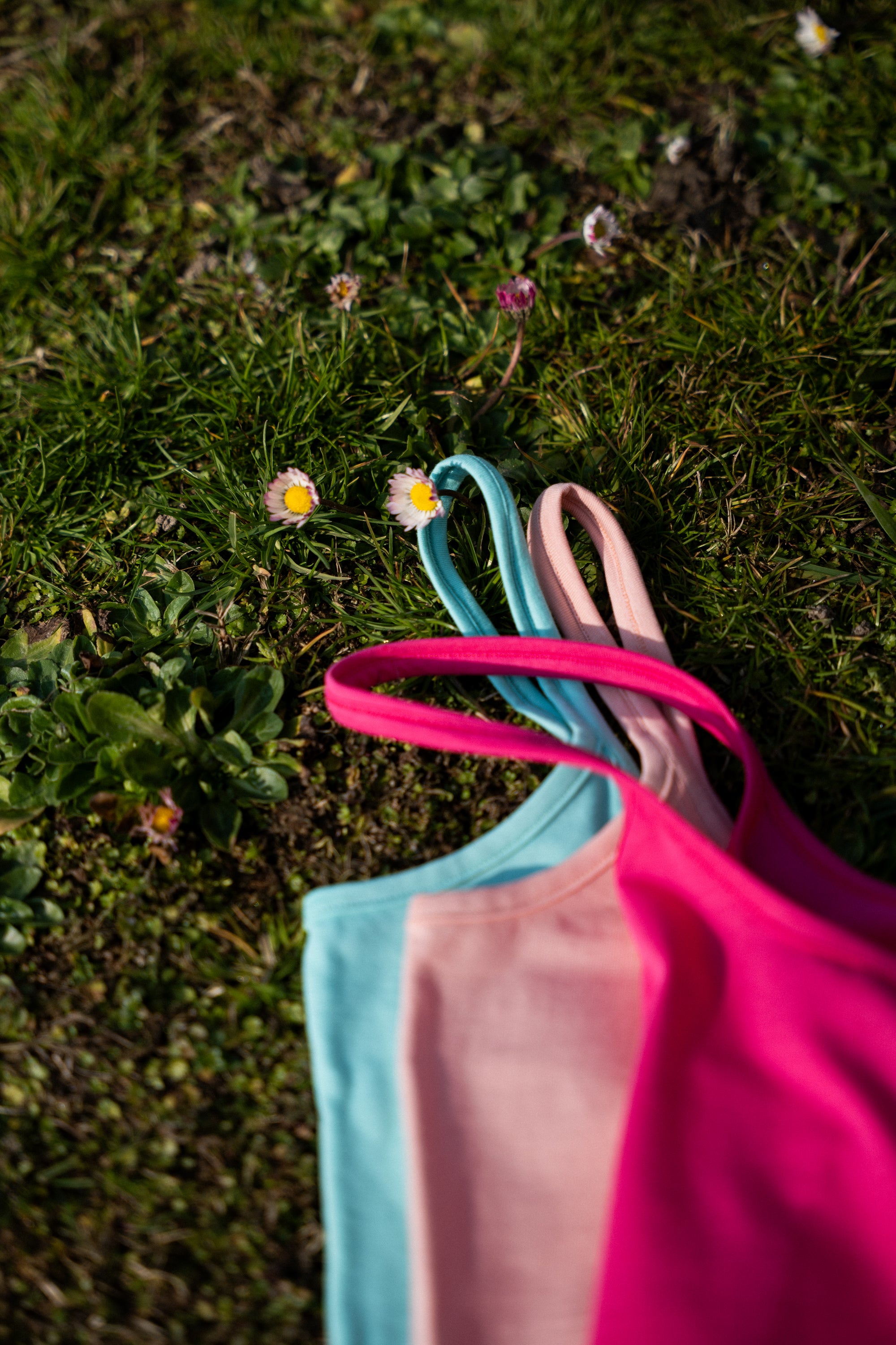 Top Colorato In Cotone Elasticizzato