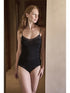 Top con pizzo elastico