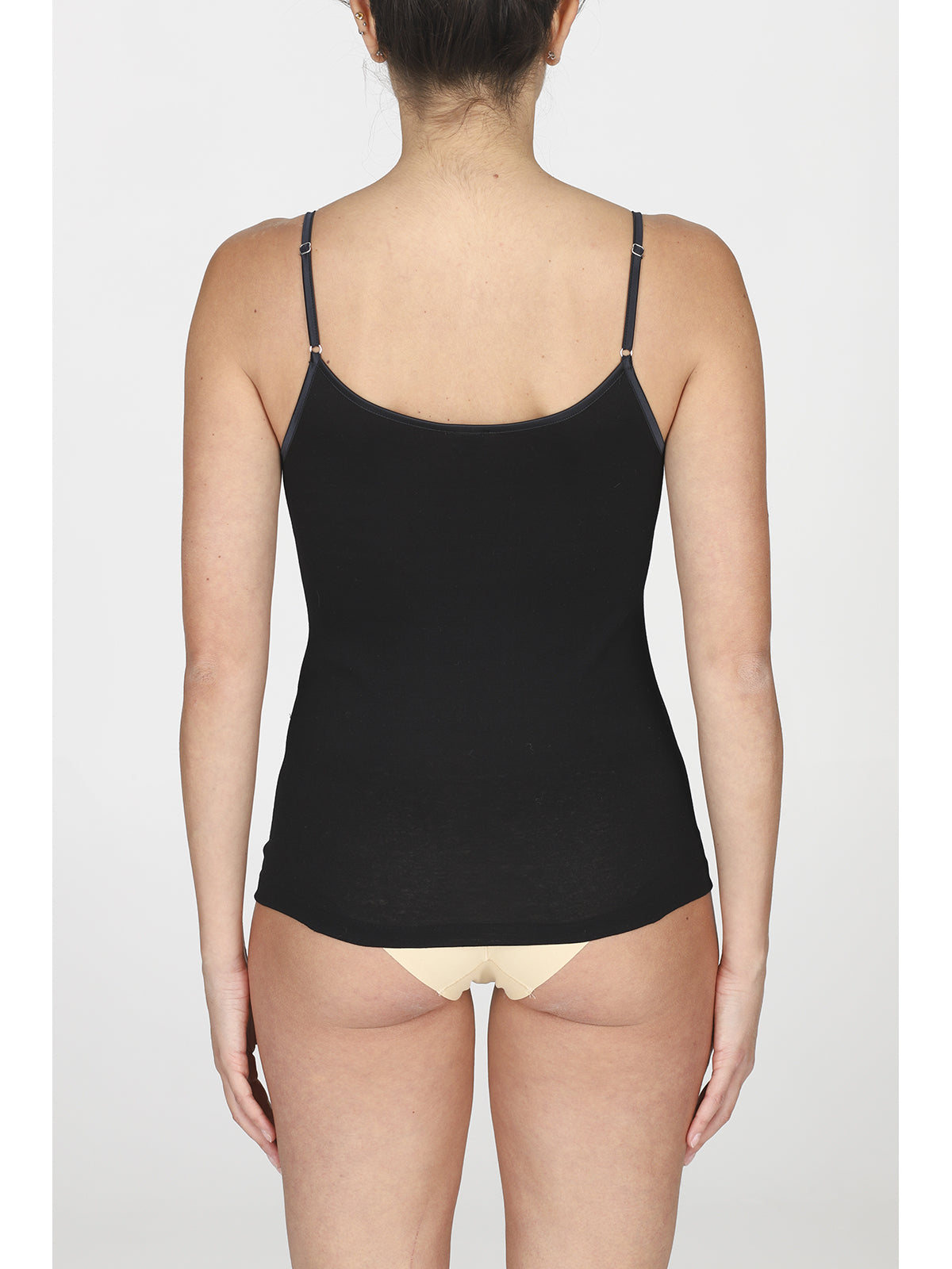 Haut en coton pur avec dentelle en macramé