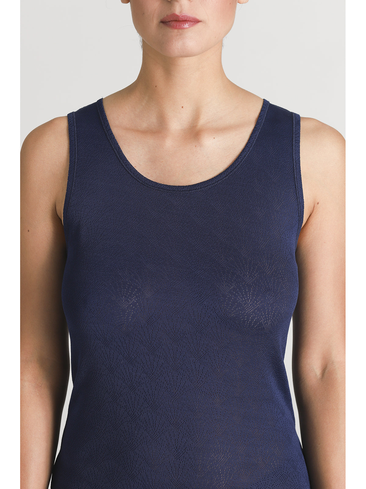 Canotta spallina larga in pregiata costiana operata filoscozia®