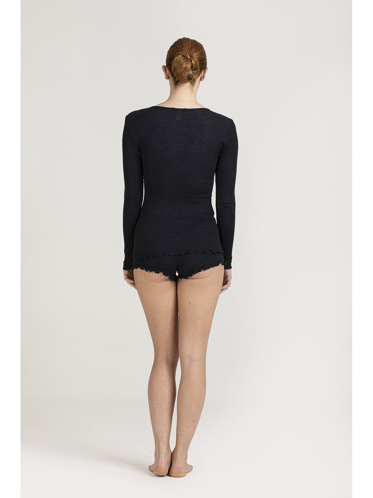 Maglietta chic con tulle ricamato