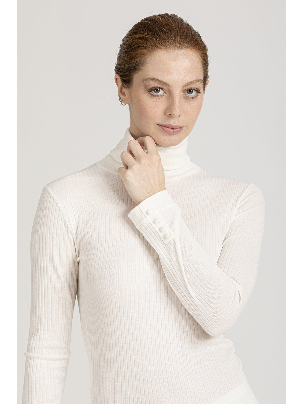 Dolcevita in modal e cotone