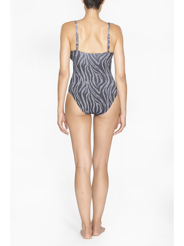 DECONSTRUCTED ONE-PIECE SWIMSUIT
