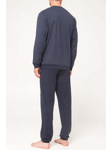 Pigiama con bordi in fresco jersey 100% cotone