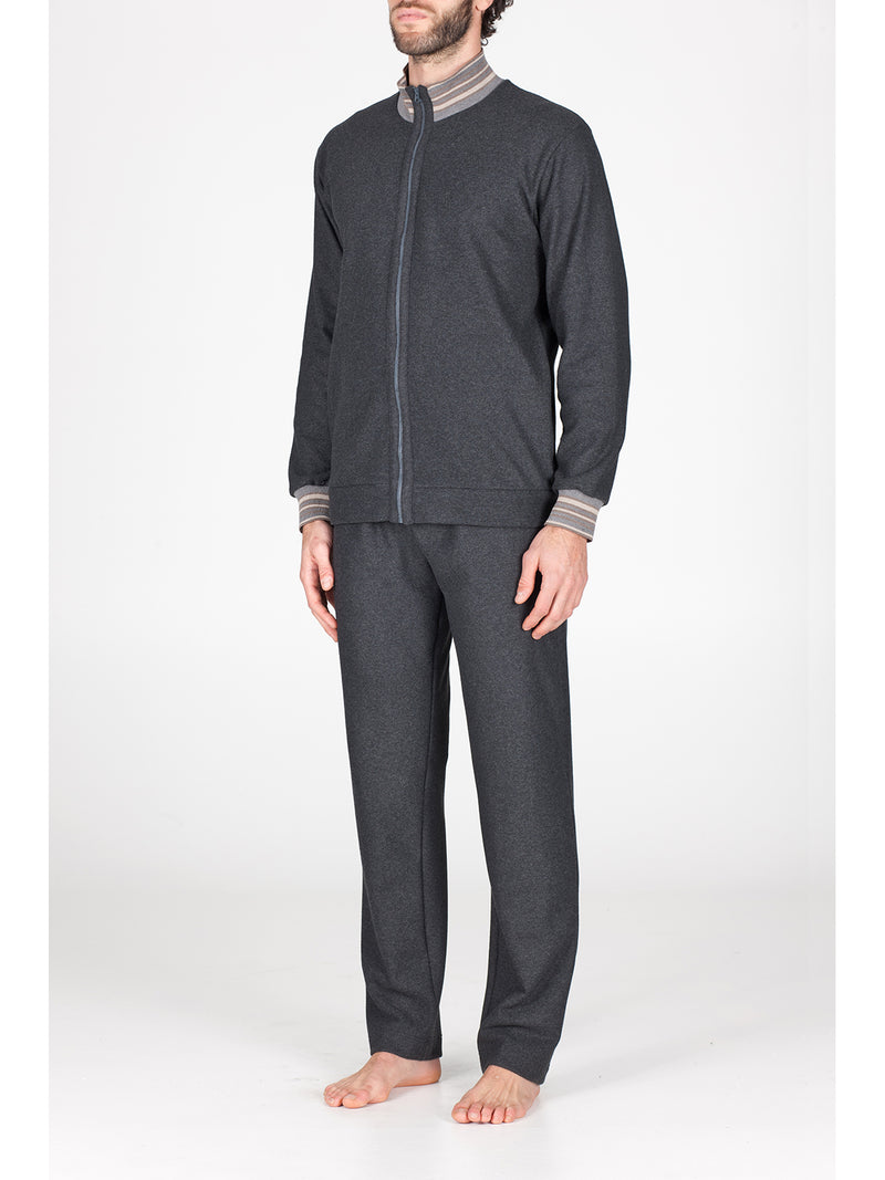Pigiama in confortevole jacquard di cotone