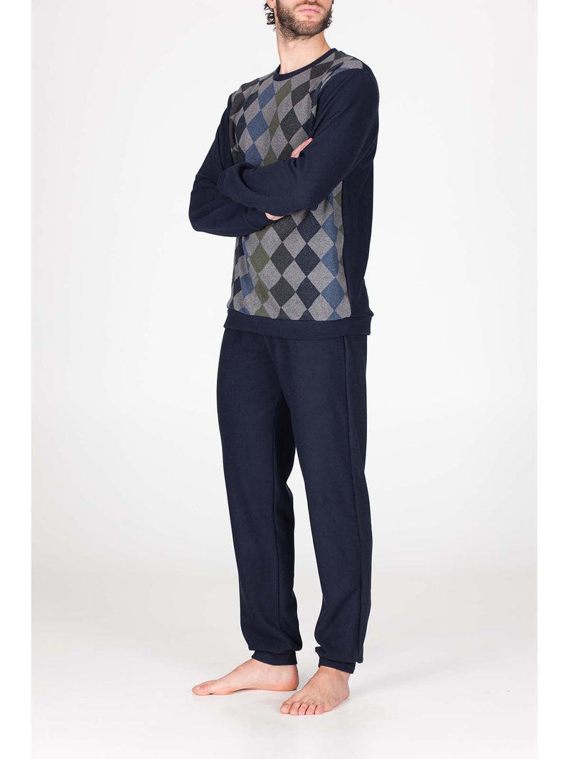 PYJAMA CONFORTABLE EN COTON JACQUARD