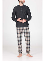 PYJAMA CONFORTABLE EN COTON JACQUARD