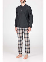 PYJAMA CONFORTABLE EN COTON JACQUARD