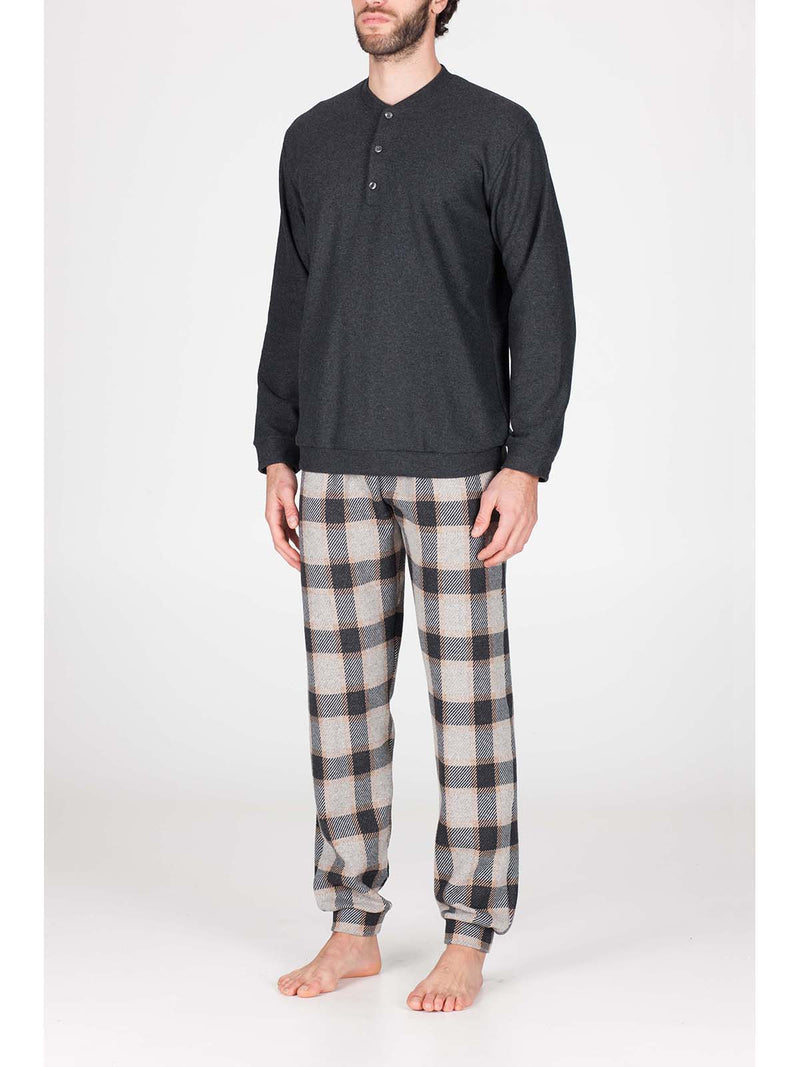 PYJAMA CONFORTABLE EN COTON JACQUARD