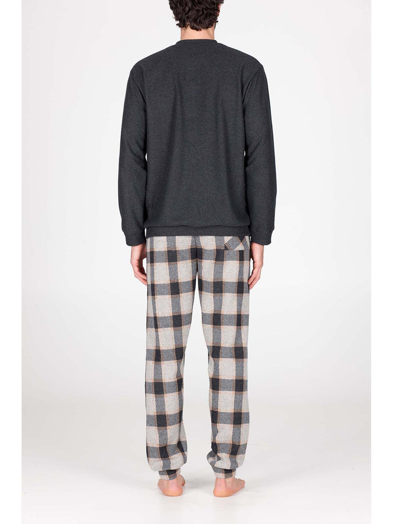 PYJAMA CONFORTABLE EN COTON JACQUARD