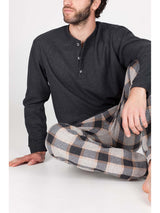 PYJAMA CONFORTABLE EN COTON JACQUARD