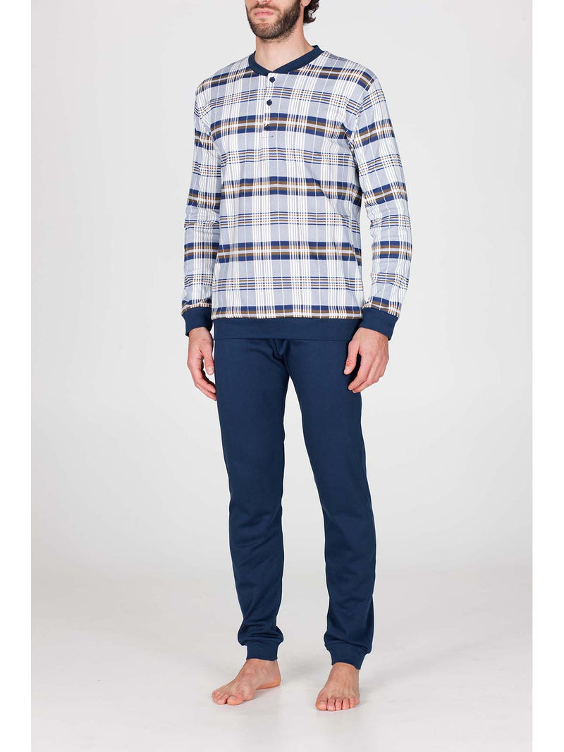 PYJAMA EN INTERLOCK DOUX EN PUR COTON
