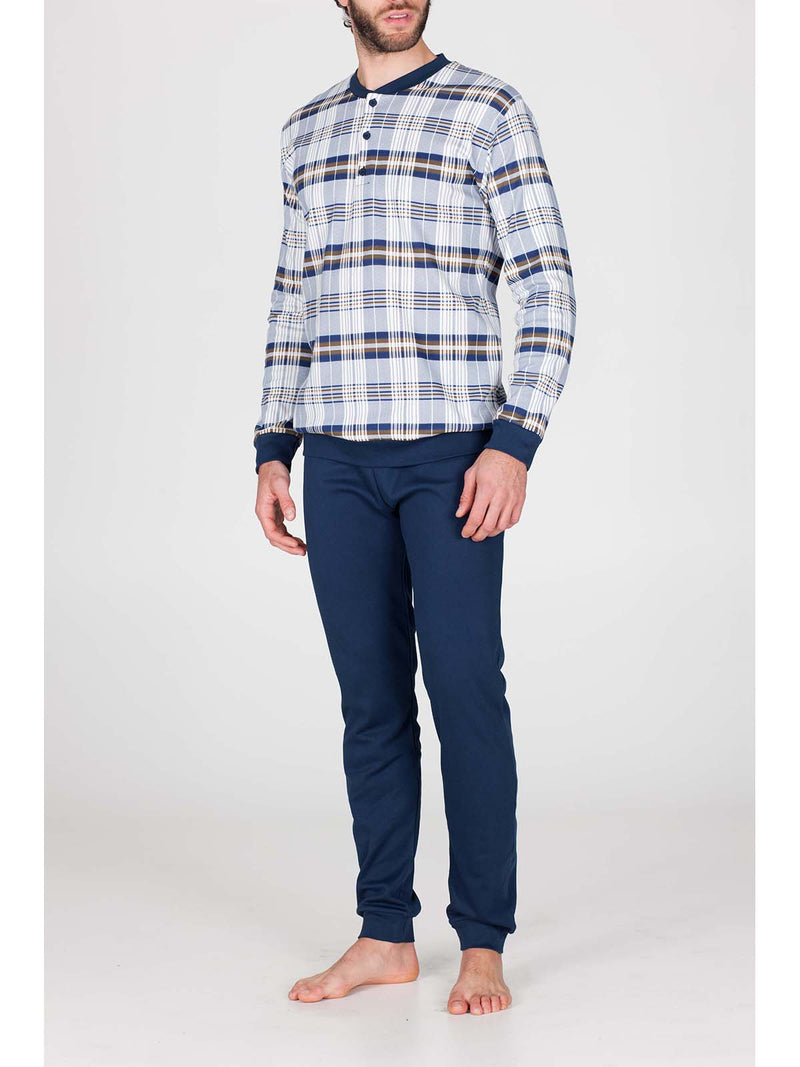 PYJAMA EN INTERLOCK DOUX EN PUR COTON