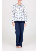 PYJAMA CHAUD EN PUR COTON INTERLOCK
