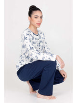 PYJAMA CHAUD EN PUR COTON INTERLOCK