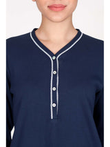 PYJAMA EN PUR COTON INTERLOCK CHAUD