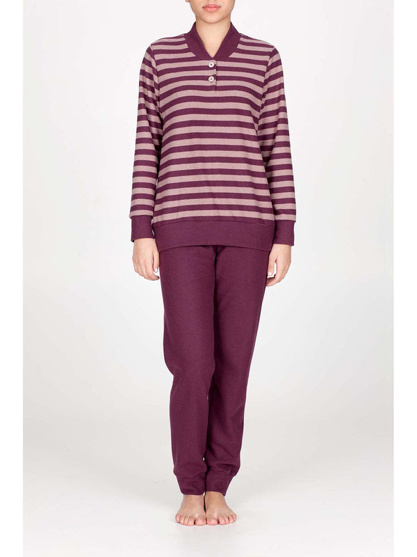 WARM AND COMFORTABLE JACQUARD PAJAMAS