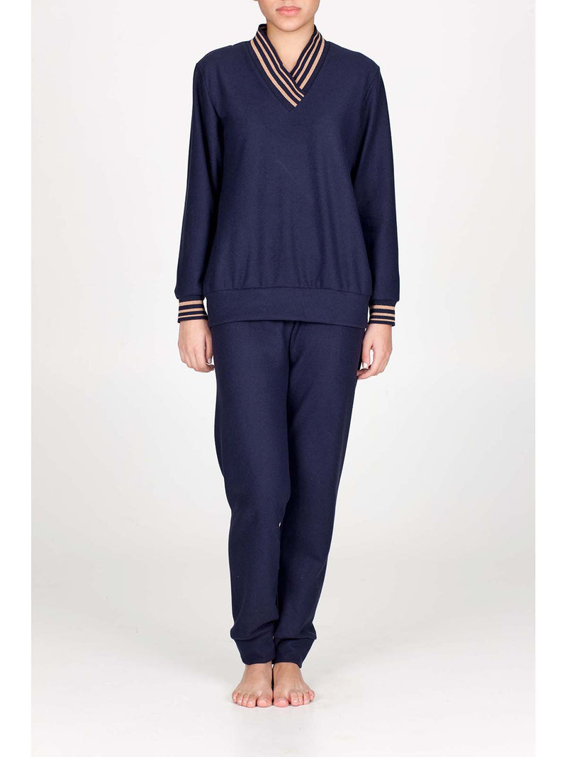 PYJAMA EN JACQUARD CHAUD ET CONFORTABLE