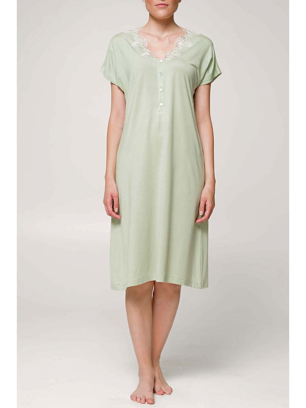 Nightgown in soft micromodal jersey