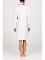 CHEMISE DE NUIT EN PUR COTON INTERLOCK CHAUD