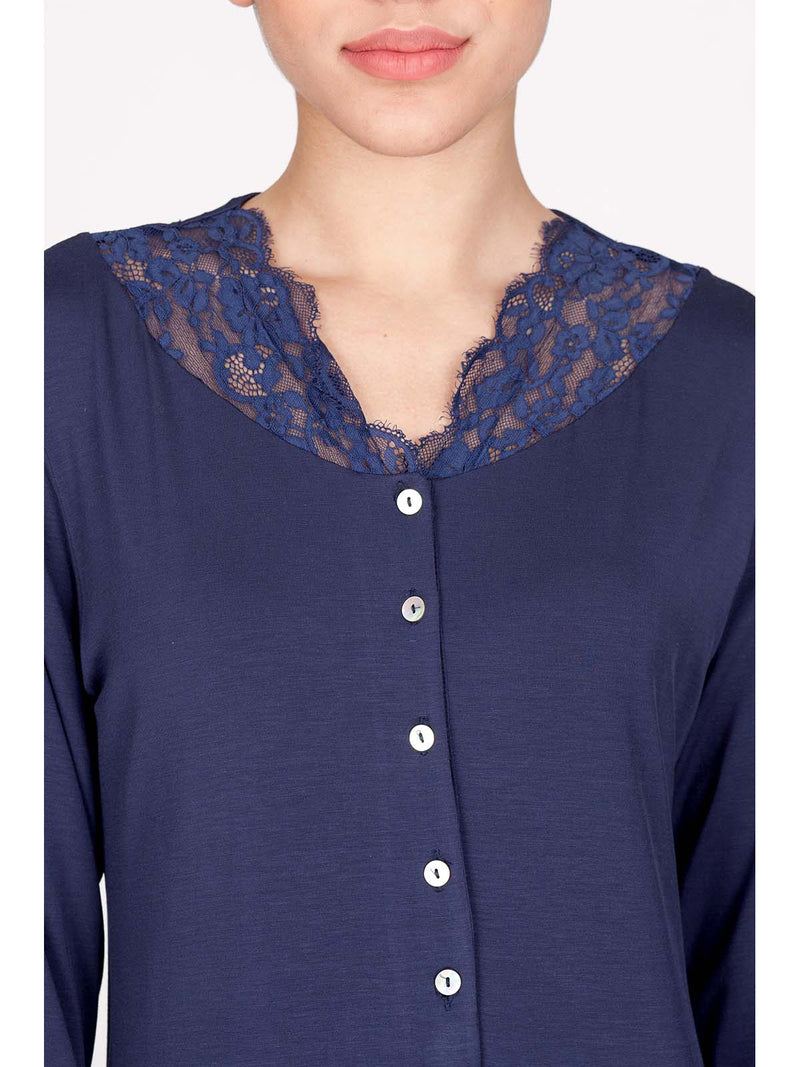 CHEMISE DE NUIT EN JERSEY MICROMODAL DOUX