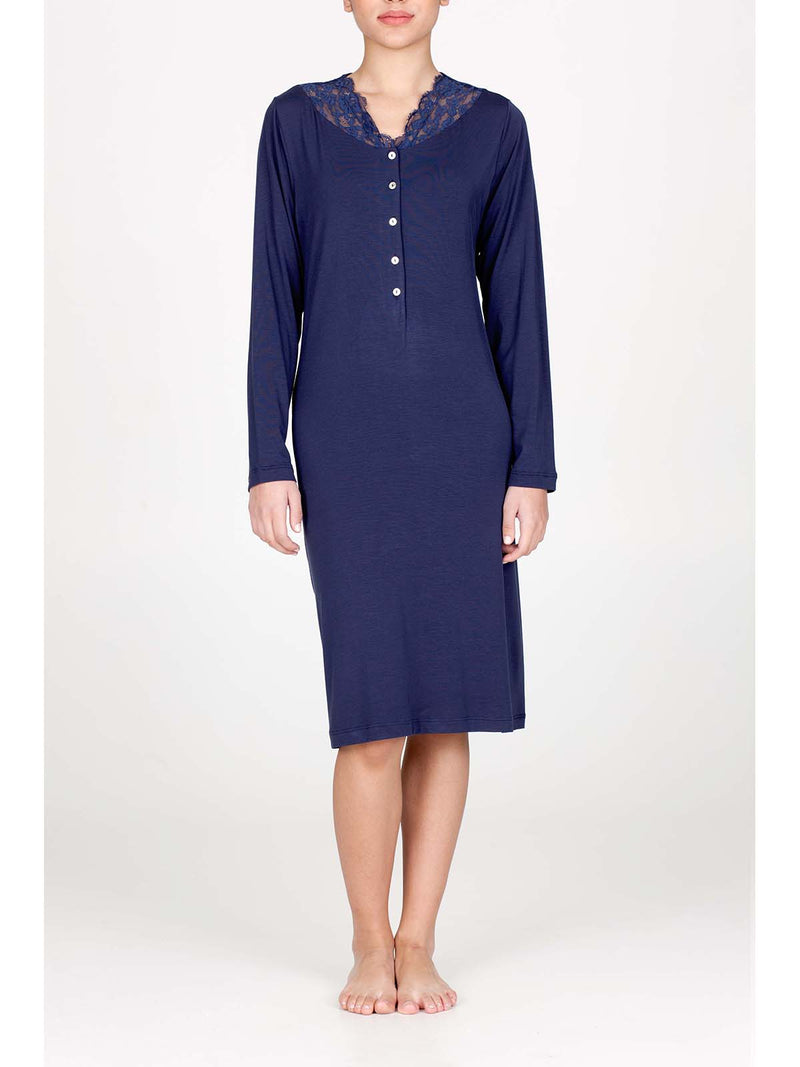 CHEMISE DE NUIT EN JERSEY MICROMODAL DOUX