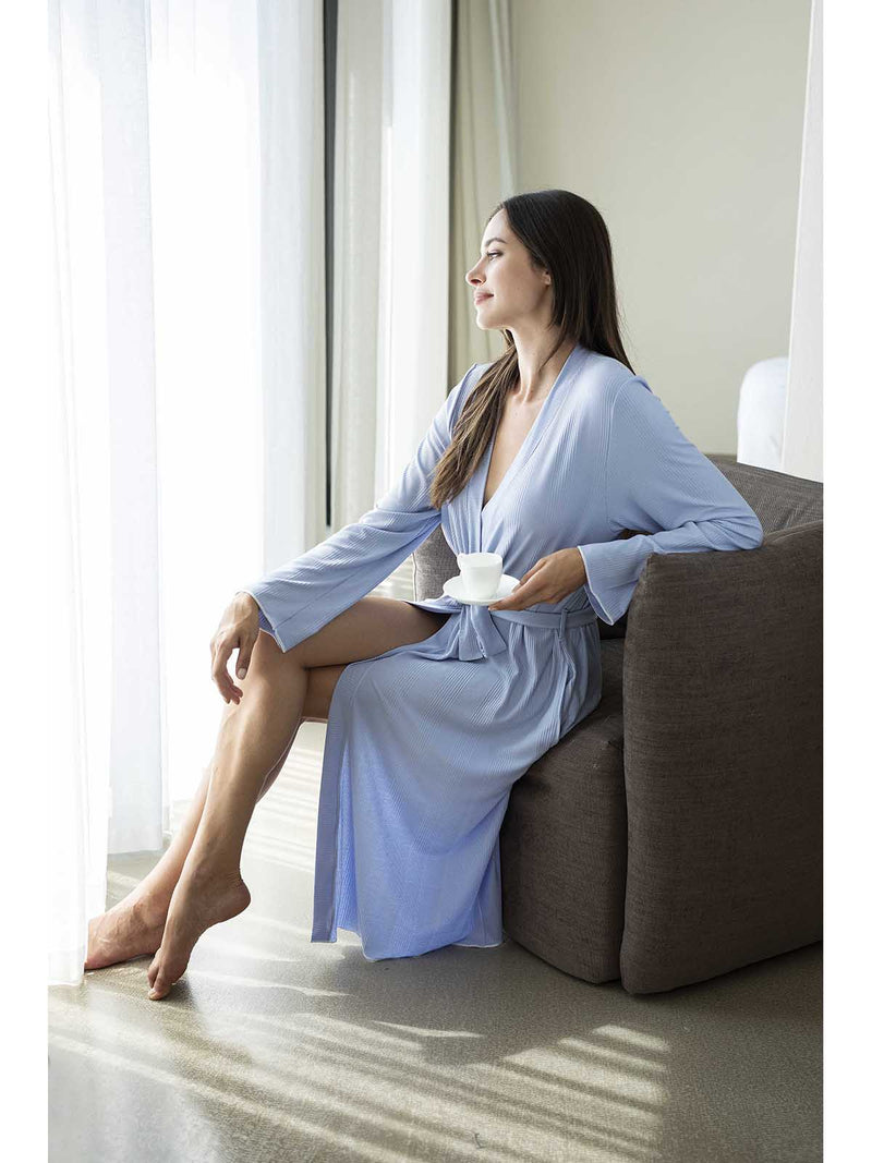 SOFT MICROMODAL SHAWL DRESSING GOWN
