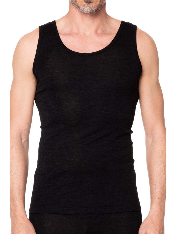 INDUE tank top in wool and cotton