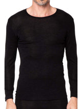 T-SHIRT À COL ROND BEAUTIWOOL EN 100% MÉRINOS EXTRA-FIN