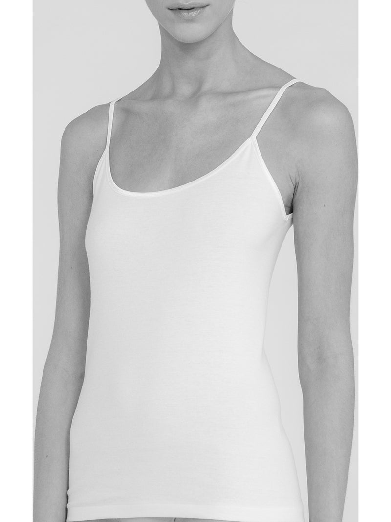 Tank top in filoscozia cotton