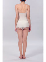 DÉBARDEUR CAMISOLE EN LAINE ET SOIE