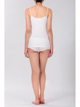 DÉBARDEUR-CAMISOLE EN LAINE ET COTON DOUBLE SOUS-VÊTEMENTS