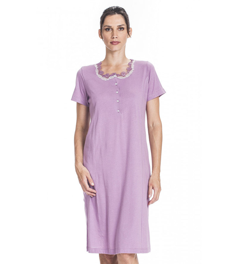 Olimpia nightgown short sleeves