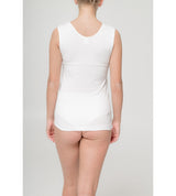 Canotta top in spalla stretta in cotone 100%