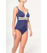 Modelling one-piece swimsuit