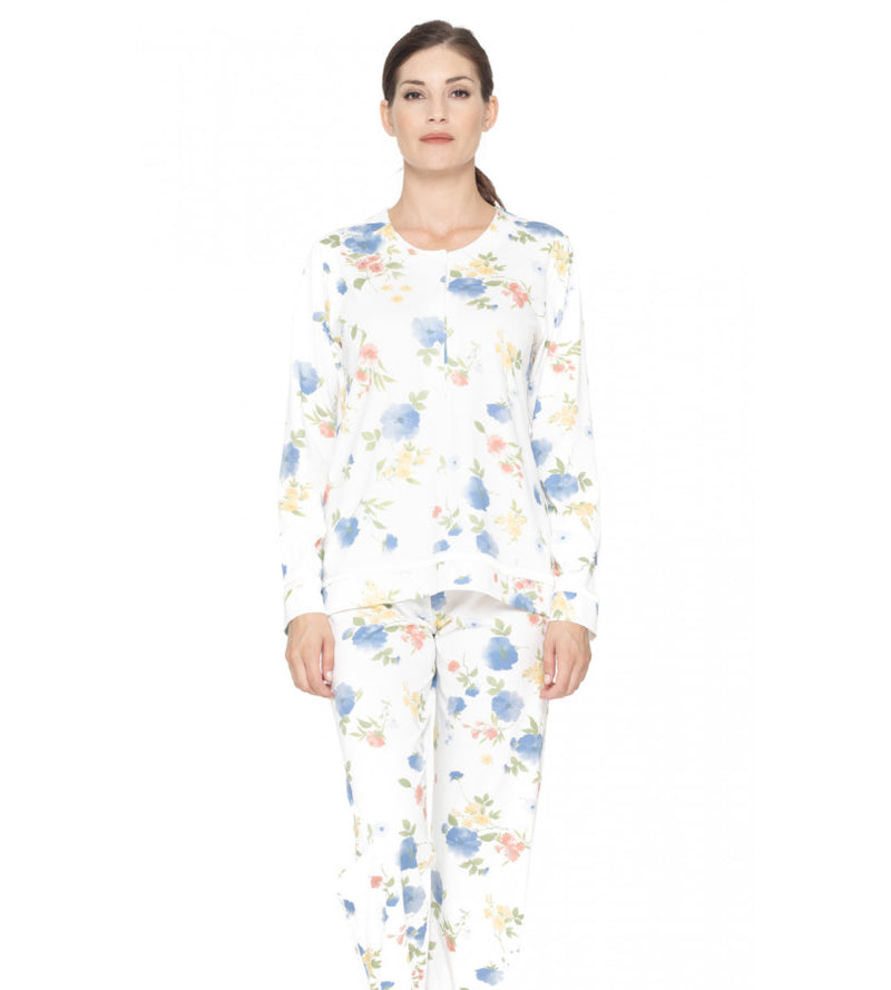 Long pajamas serafino Rosa model
