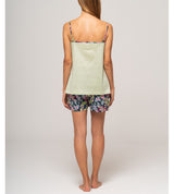 Pigiama top in setoso 100% cotone mercerizzato