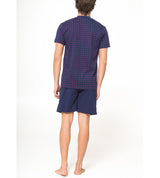 Pigiama tris in fresco jersey di puro cotone