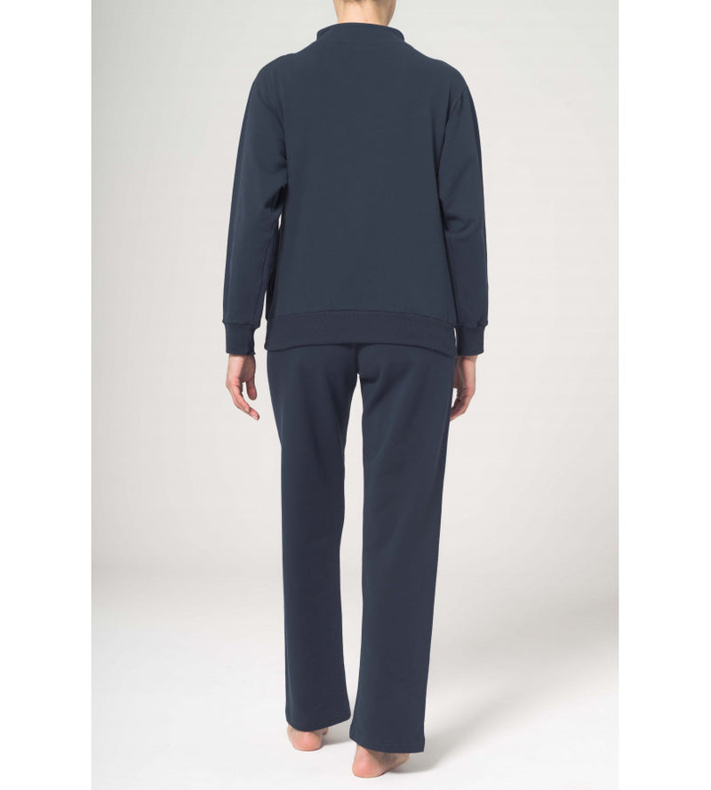Tuta in felpa aperta con zip