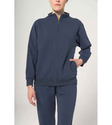Tuta in felpa aperta con zip
